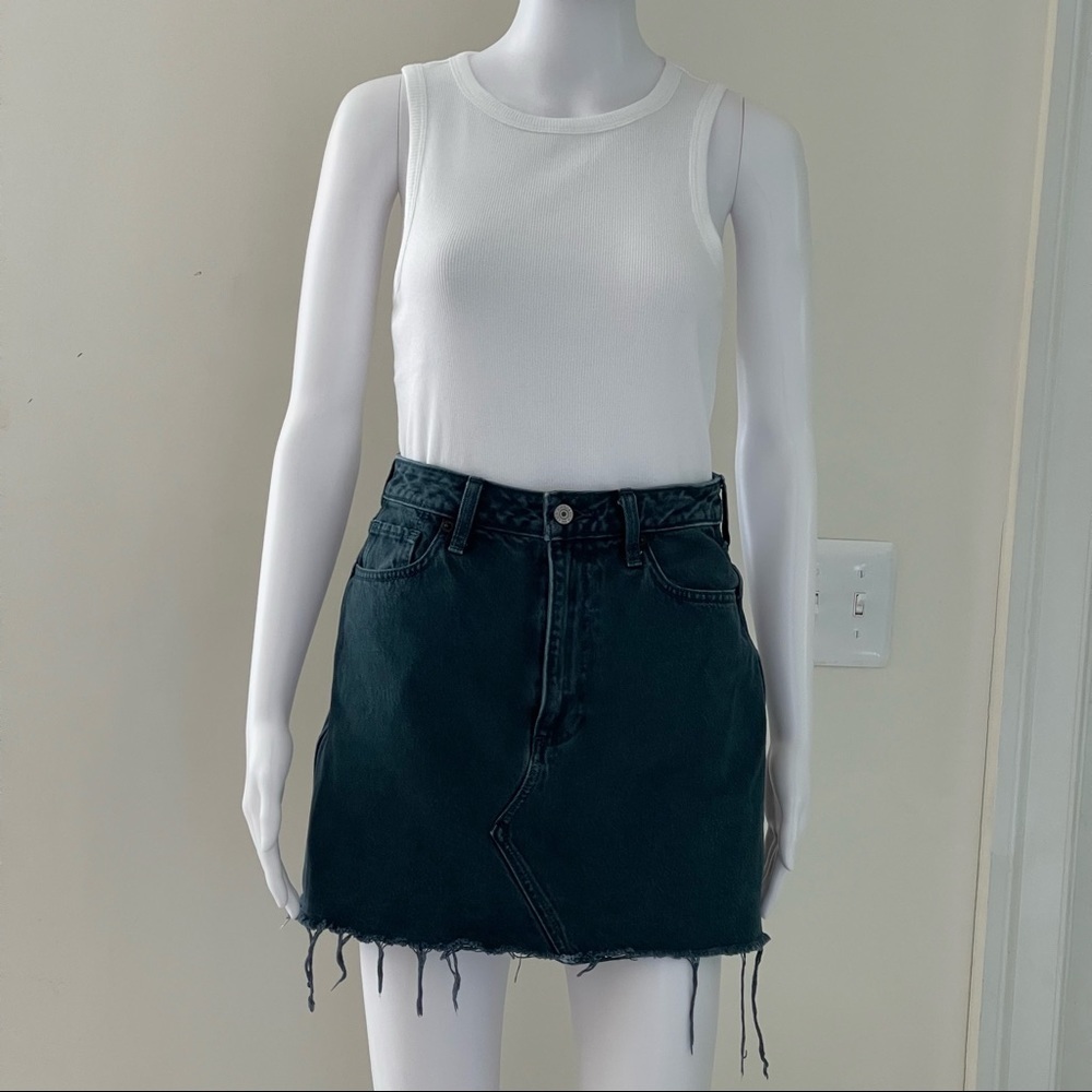 Abercrombie and Fitch Zoe Natural Rise Vintage A-Line Skirt size 27/4 - Picture 3 of 8